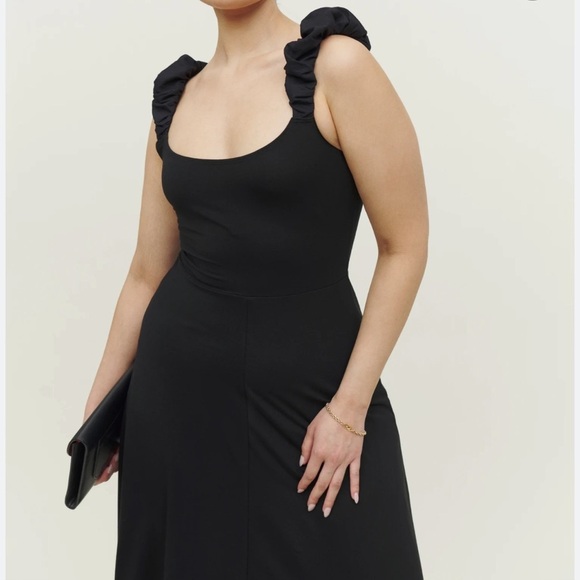 Reformation Teddy Knit Dress Midi Size Medium - Picture 5 of 10